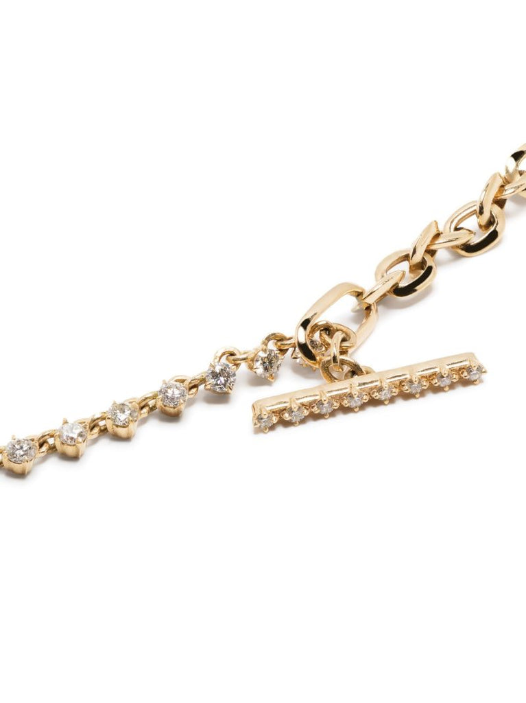 18k Yellow Gold Diamond Necklace