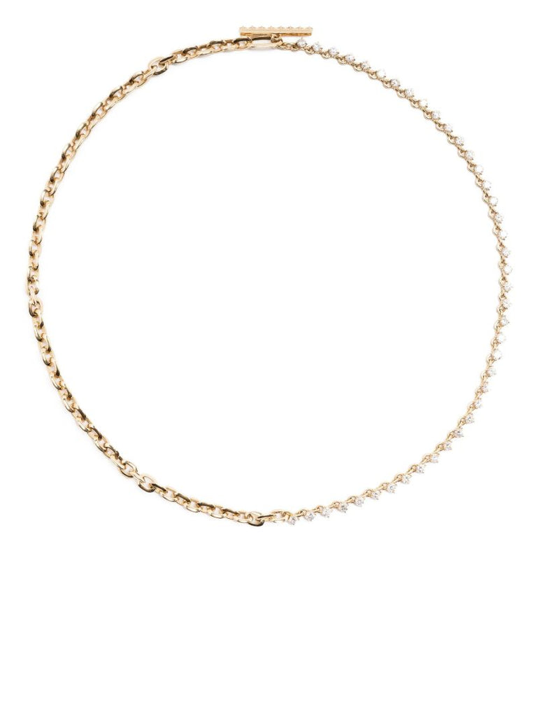 18k Yellow Gold Diamond Necklace