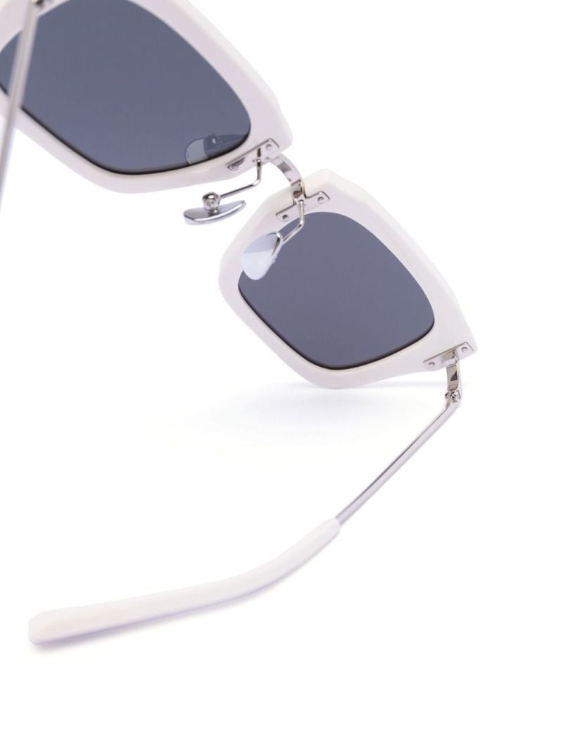 Neutral Les Lunettes Soli Square Sunglasses