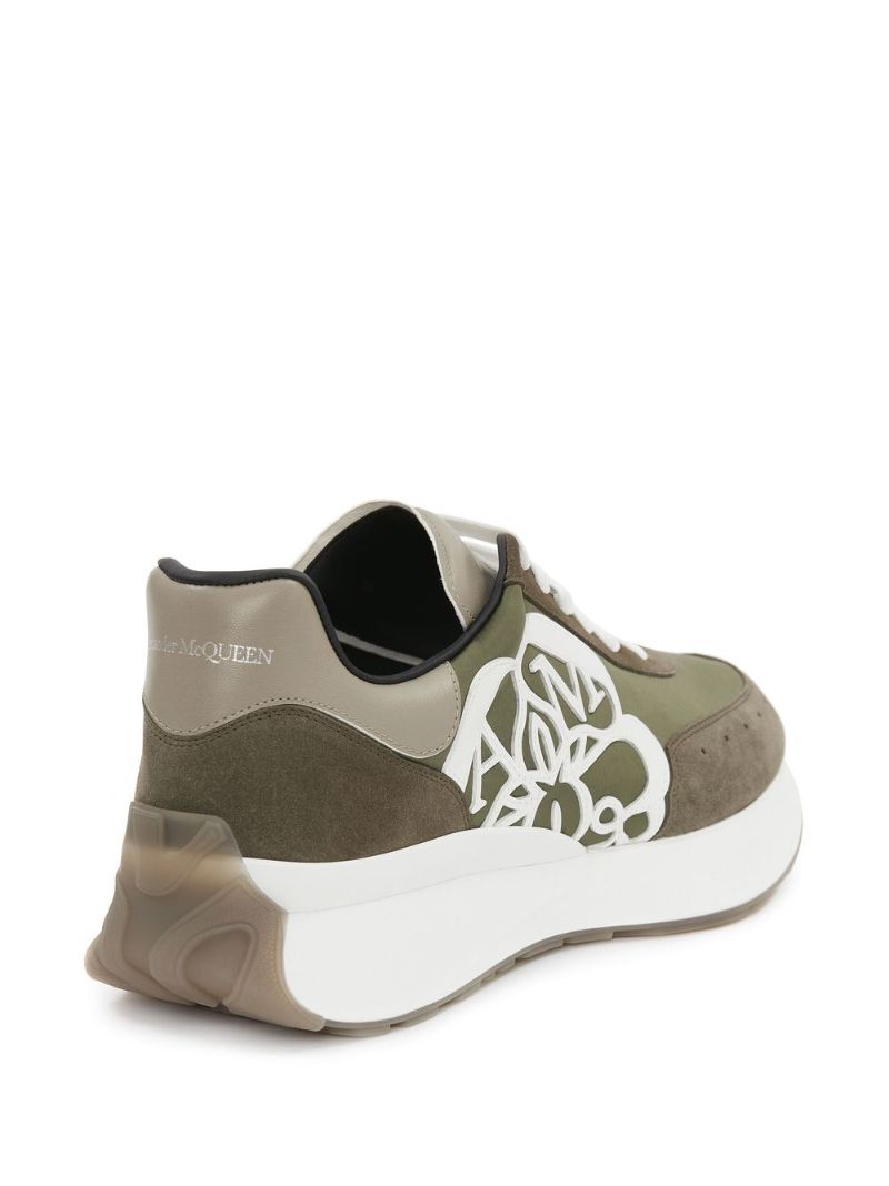 Green Spring Runner Low-top Sneakers