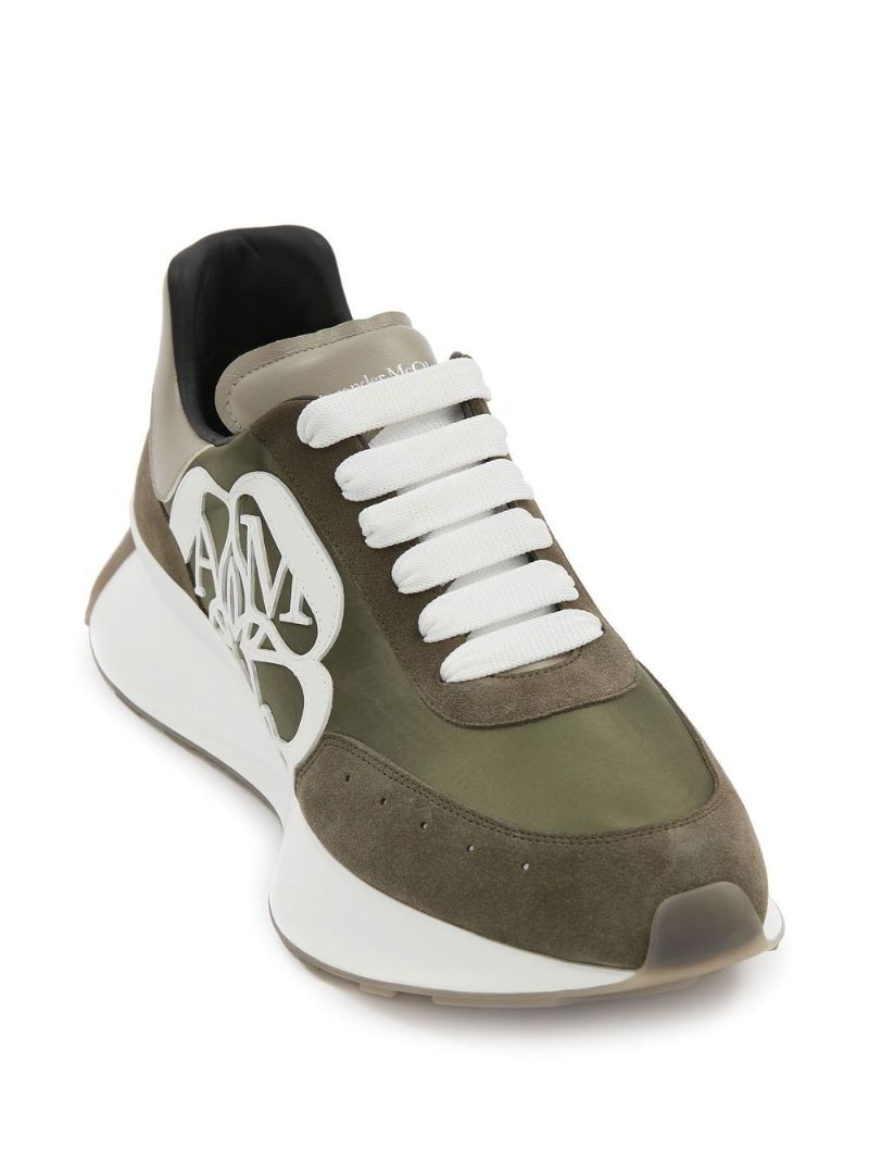 Green Spring Runner Low-top Sneakers