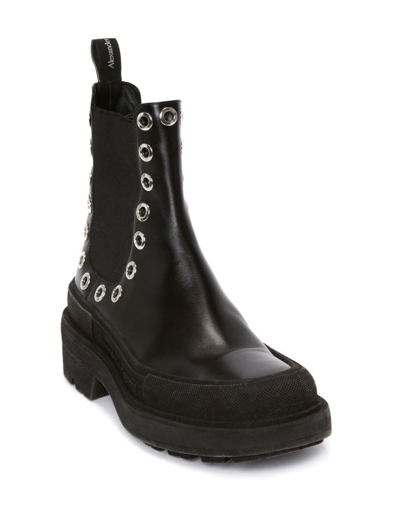 Black Stack Chelsea Boots