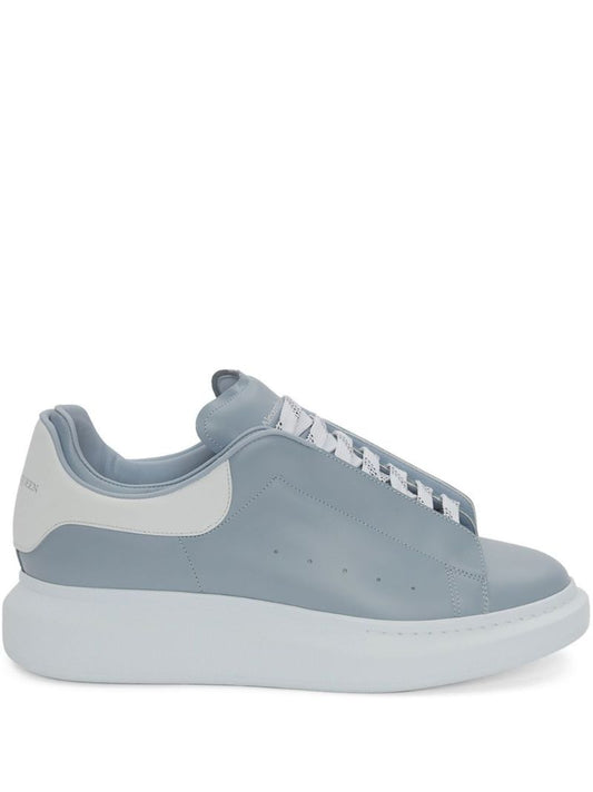 Blue and White Oversized Sneakers