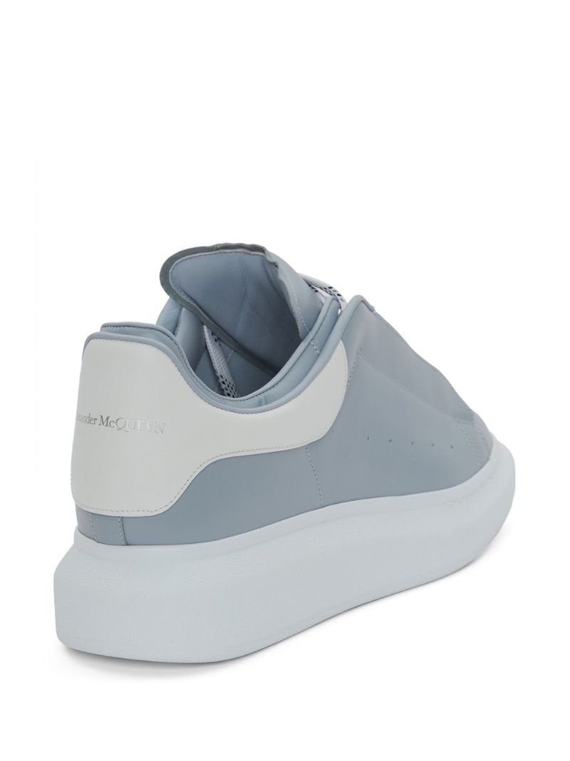 Blue and White Oversized Sneakers