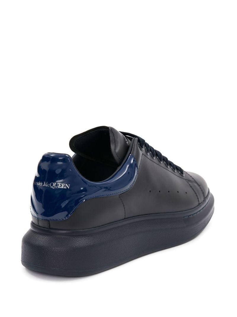 Black and Navy Oversized Sneakers