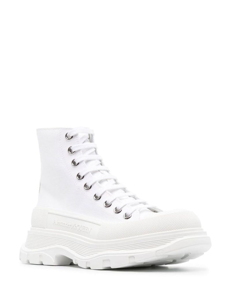 White Tread Slick Boots