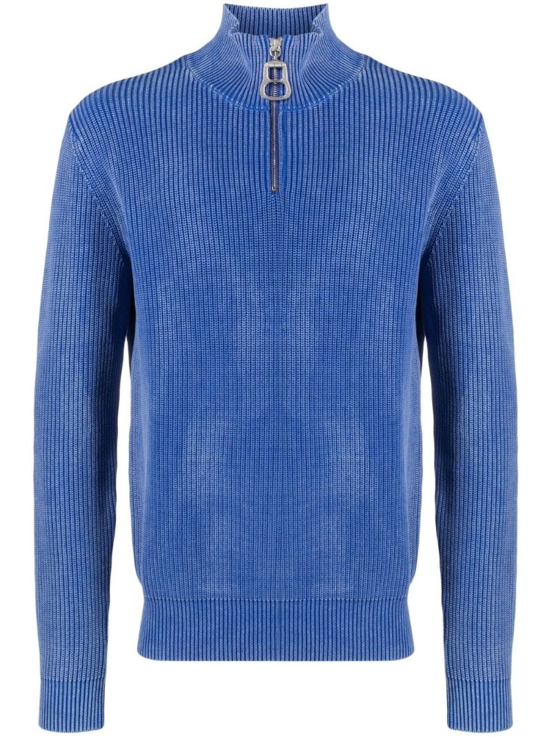 Black Can Puller Half-zip Sweatshirt