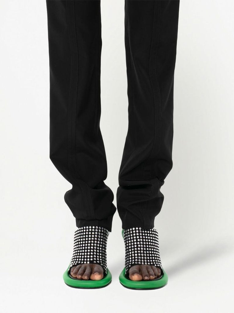 Blue Straight-leg Trousers
