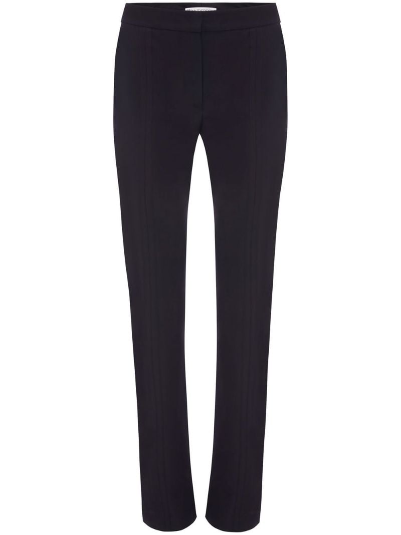 Blue Straight-leg Trousers