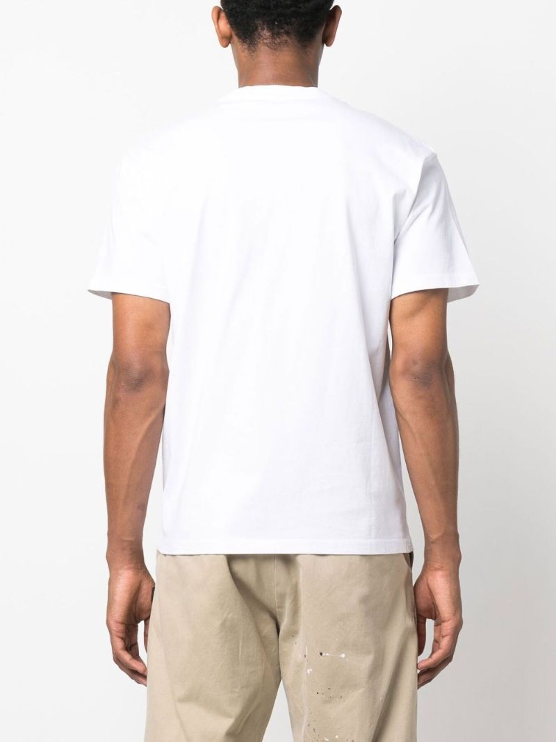 White Apple Core Organic Cotton T-shirt