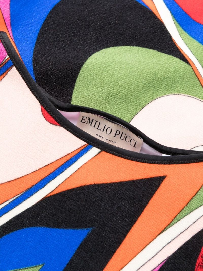 Multicolour Onde Goccia Print Shift Dress