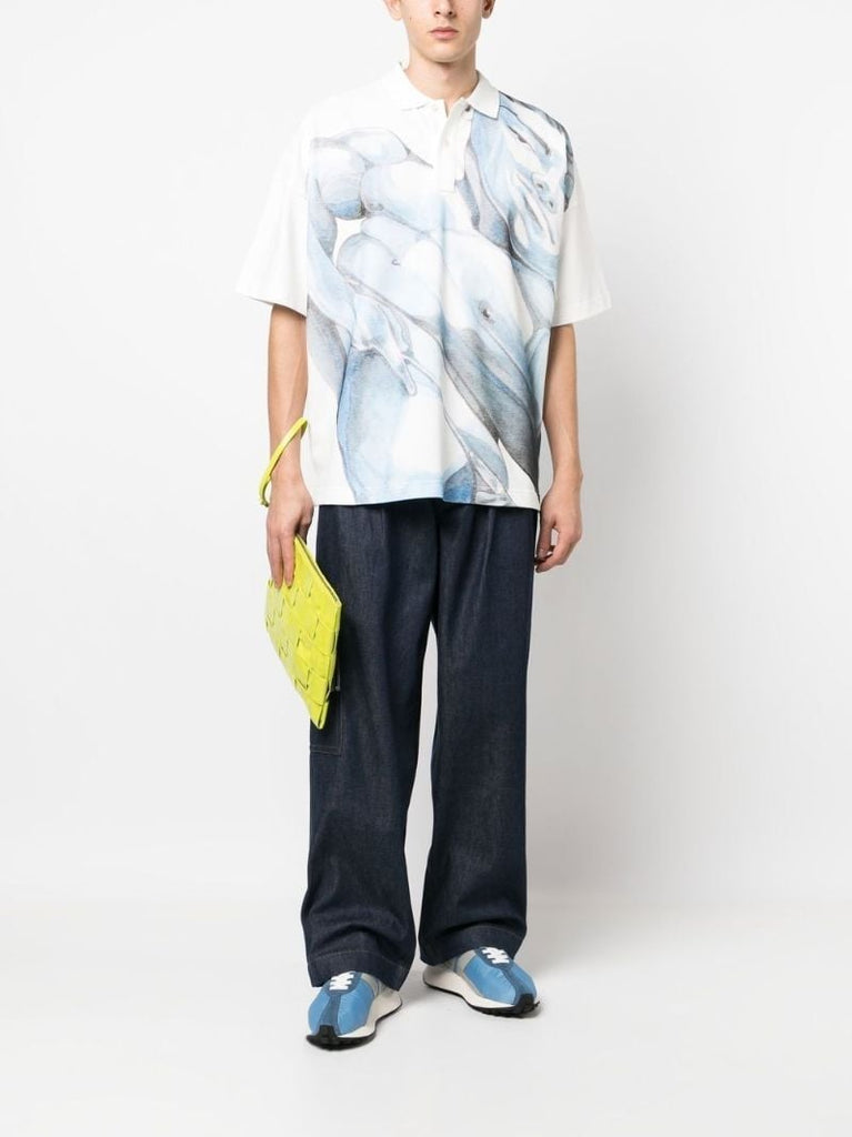 White Short-sleeve Polo Shirt
