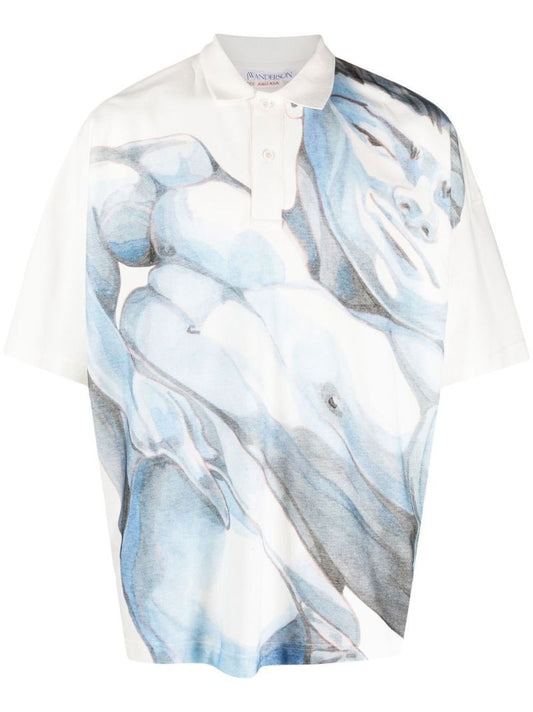 White Short-sleeve Polo Shirt
