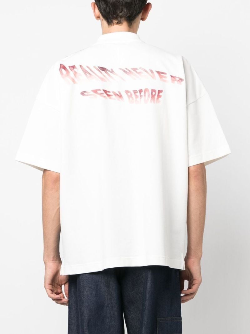 White Short-sleeve Polo Shirt