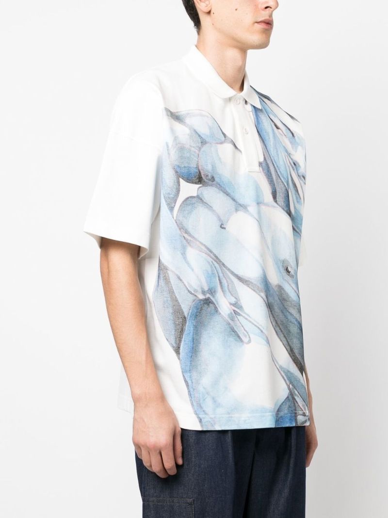 White Short-sleeve Polo Shirt