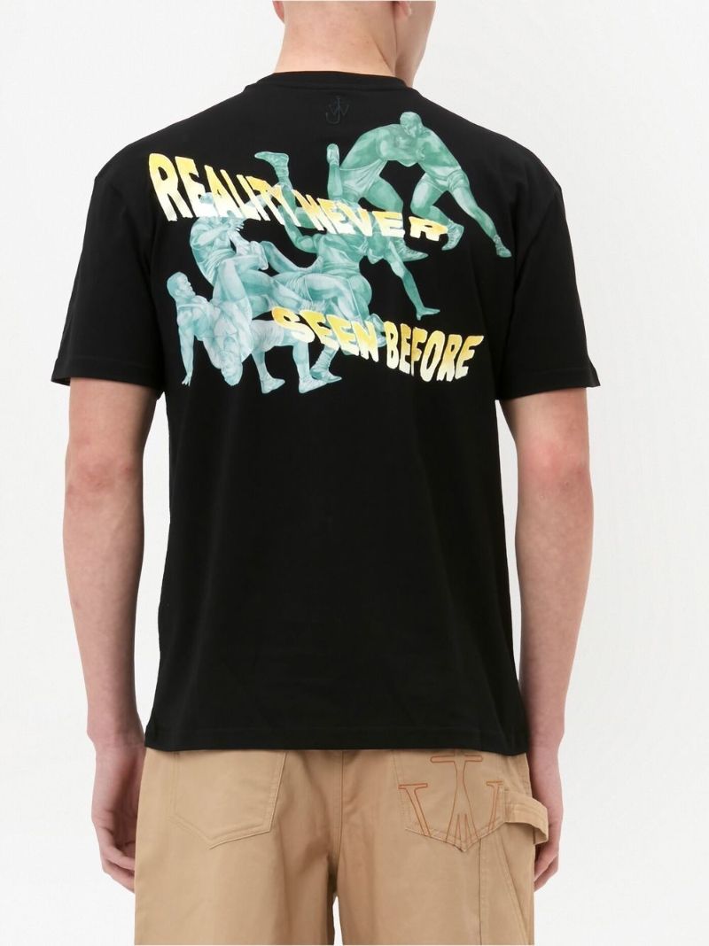 Black Anglada Cotton T-shirt