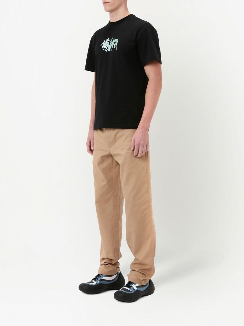 Black Anglada Cotton T-shirt