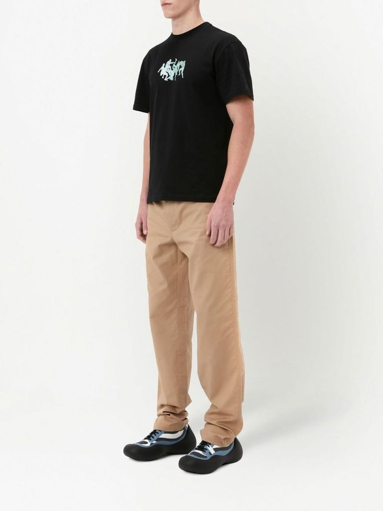 Black Anglada Cotton T-shirt