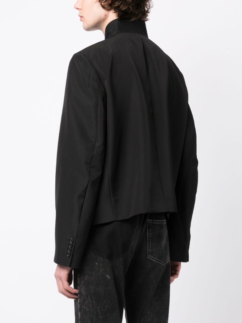 Black Double-breasted Jacket