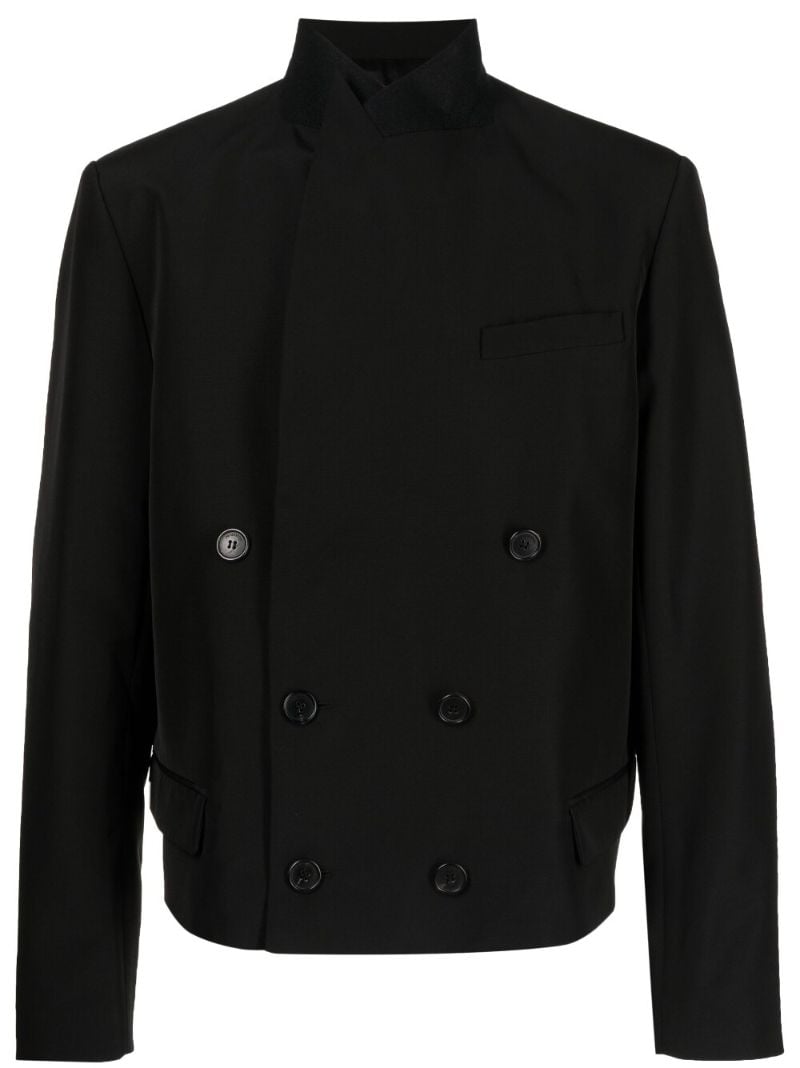 Black Double-breasted Jacket