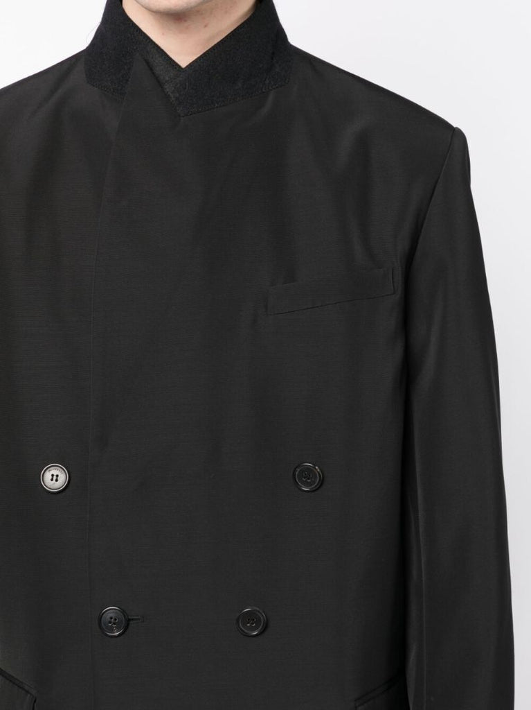 Black Double-breasted Jacket