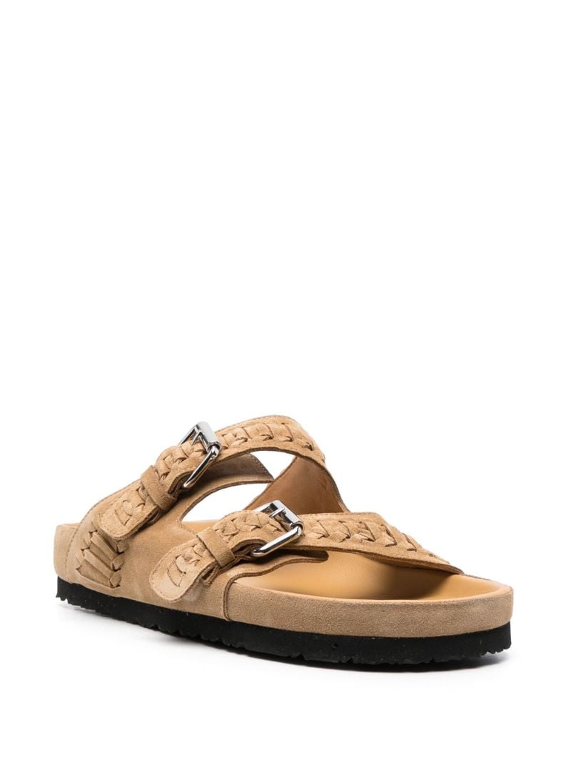 Brown Lennyo Suede Sandals