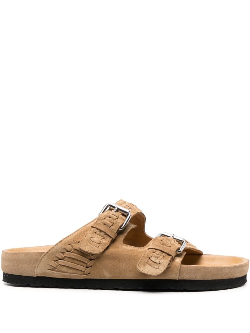 Brown Lennyo Suede Sandals