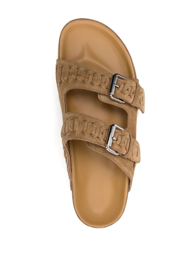 Brown Lennyo Suede Sandals