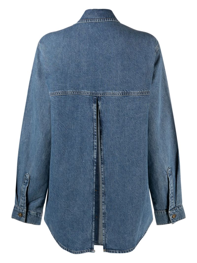 Blue '90s Just Got Better Denim Shirt