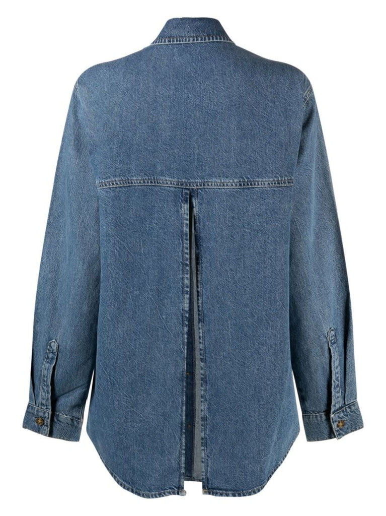 Blue '90s Just Got Better Denim Shirt