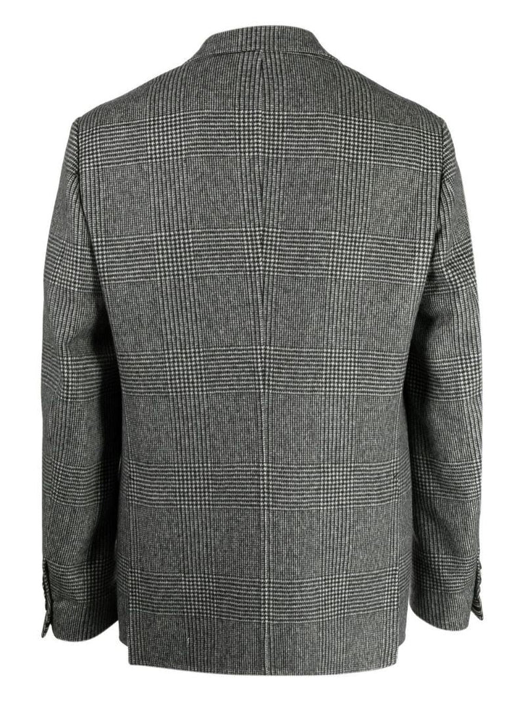 Grey Prince of Wales Check Blazer
