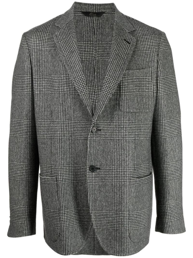 Grey Prince of Wales Check Blazer