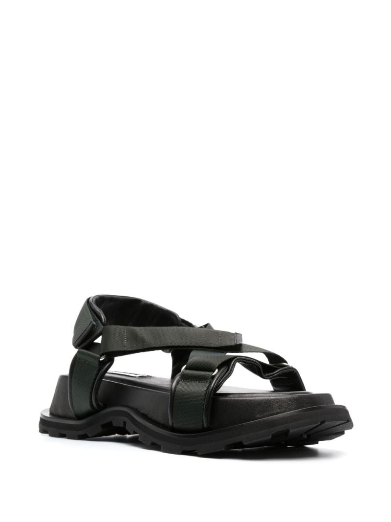 Green Leather Sandals