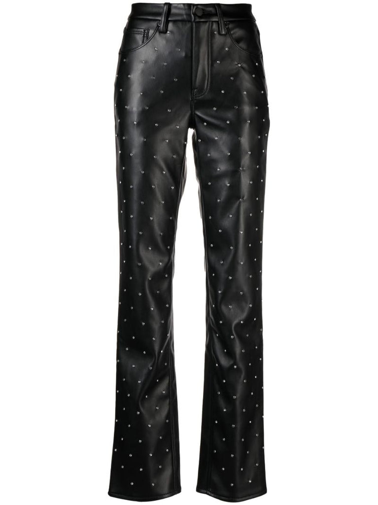 Black Good Icon Crystal-embellished Trousers