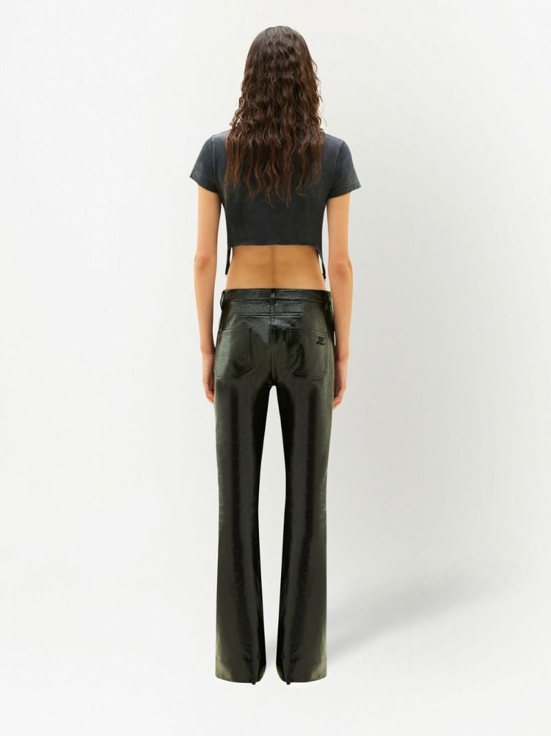 Grey Stonewashed Crop T-shirt