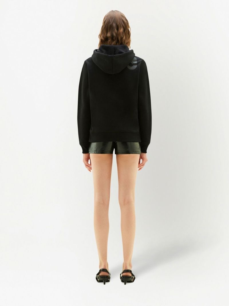 Black Vinyl Mini Shorts