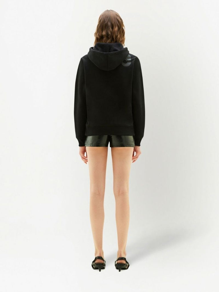 Black Vinyl Mini Shorts