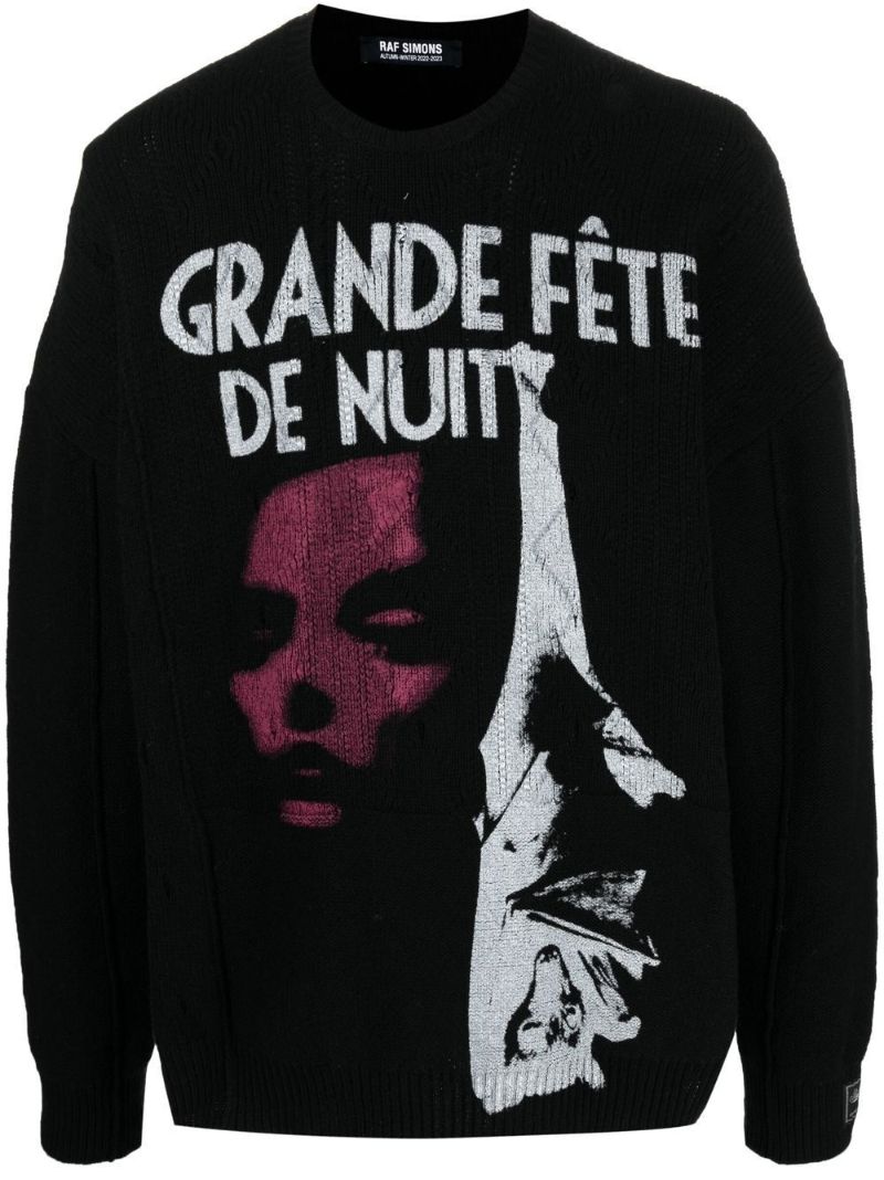 Black Grande FÃ_x0083_Âªtes De Nuit Sweater