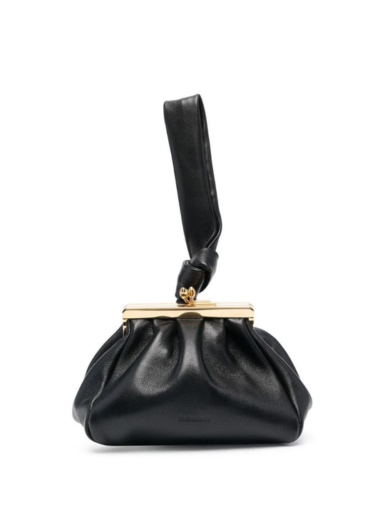 Black Goji Leather Pouch