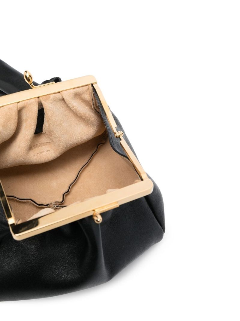Black Goji Leather Pouch