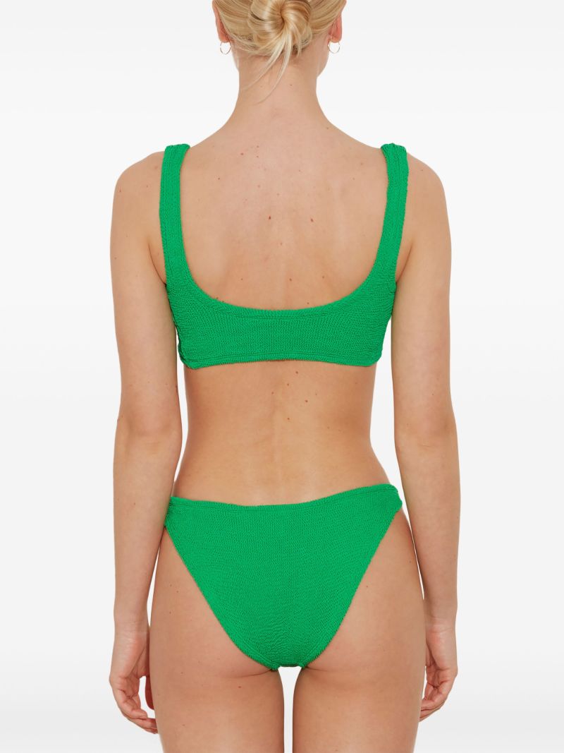 Green Juno Crinkled Bikini