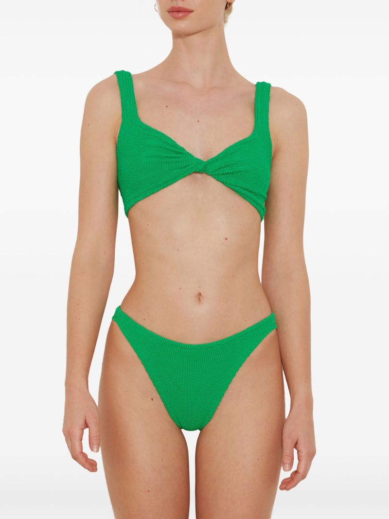 Green Juno Crinkled Bikini
