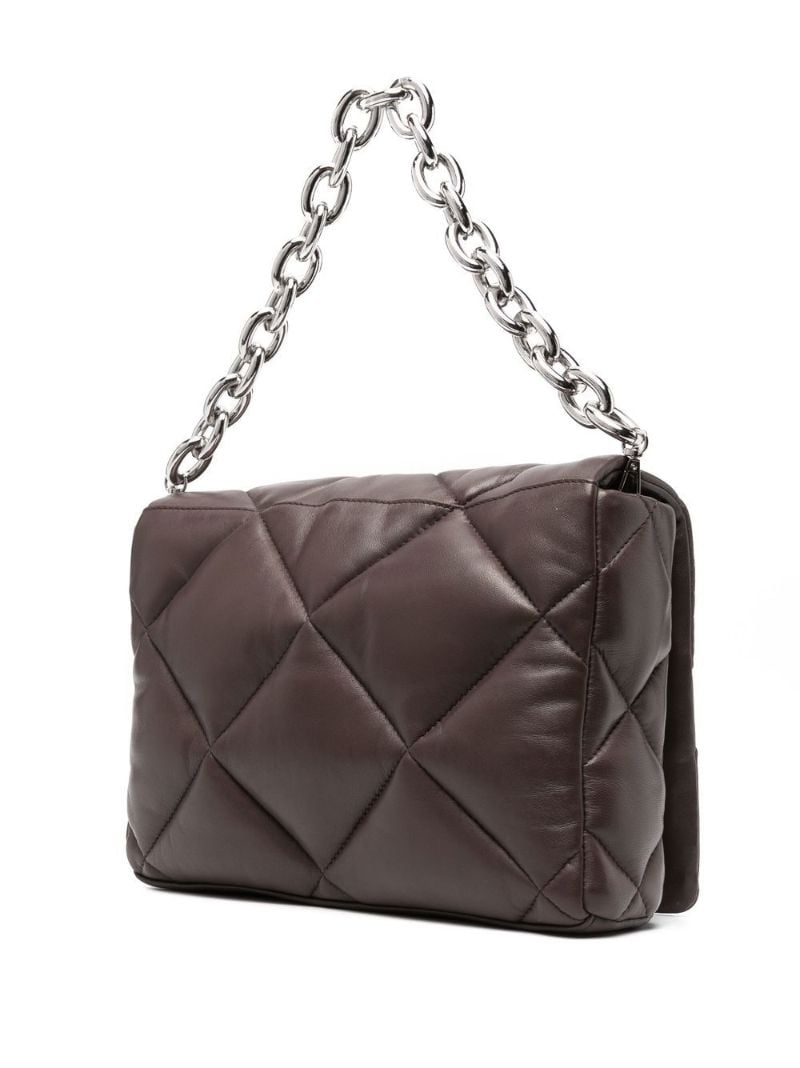 Brown Brynnie Quilted Leather Shoulder Bag