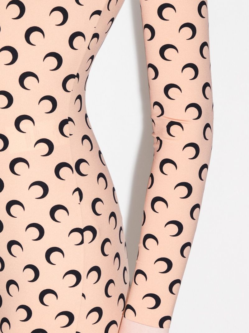 Crescent Moon Print Jumpsuit