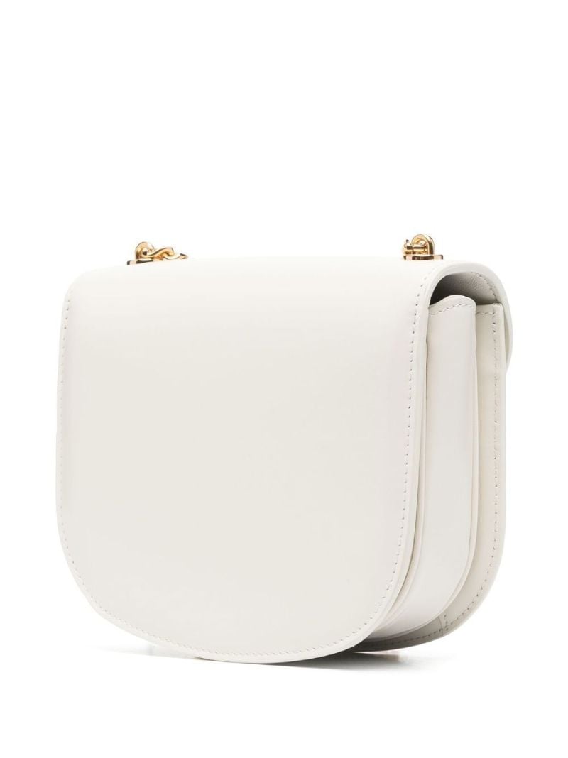 White Teen Chain Besace Triomphe Leather Shoulder Bag