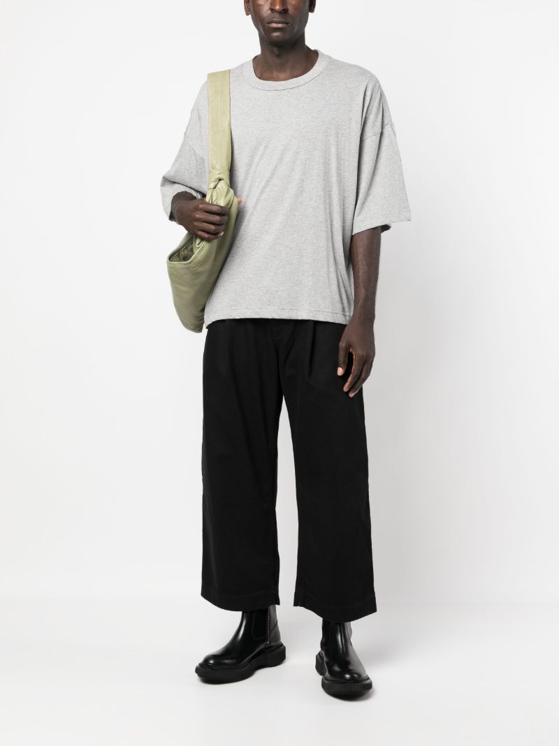 Black Puch Wide-leg Jeans