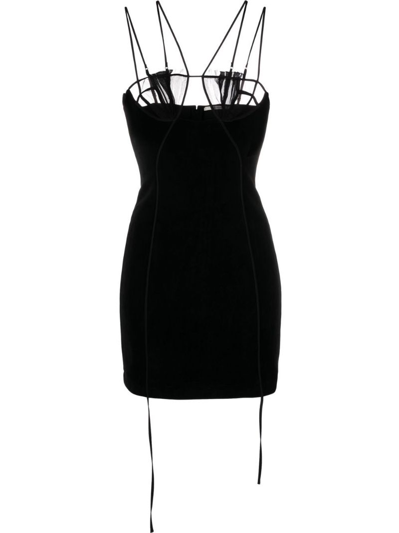 Black Cut-out Mini Dress