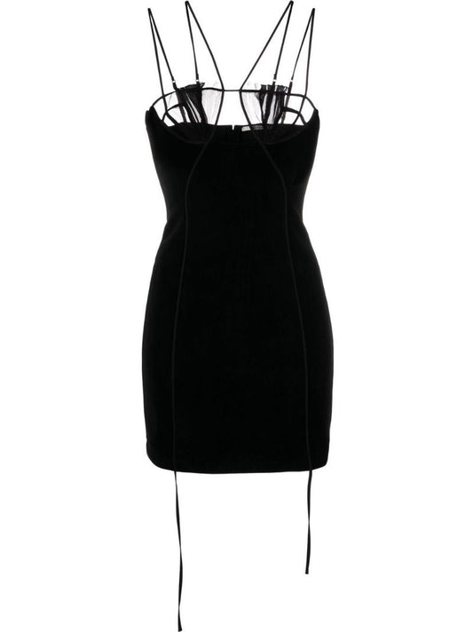 Black Cut-out Mini Dress