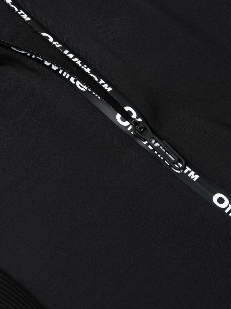 Black Logo Tape Mini Dress