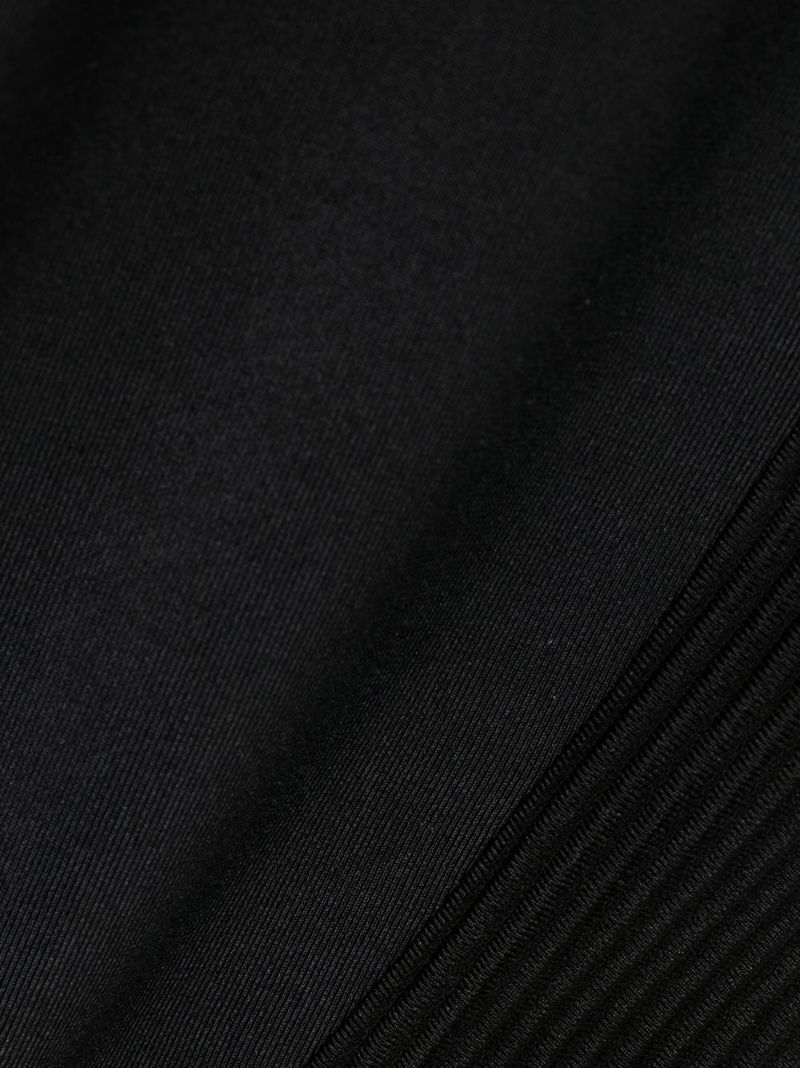 Black Logo Tape Mini Dress